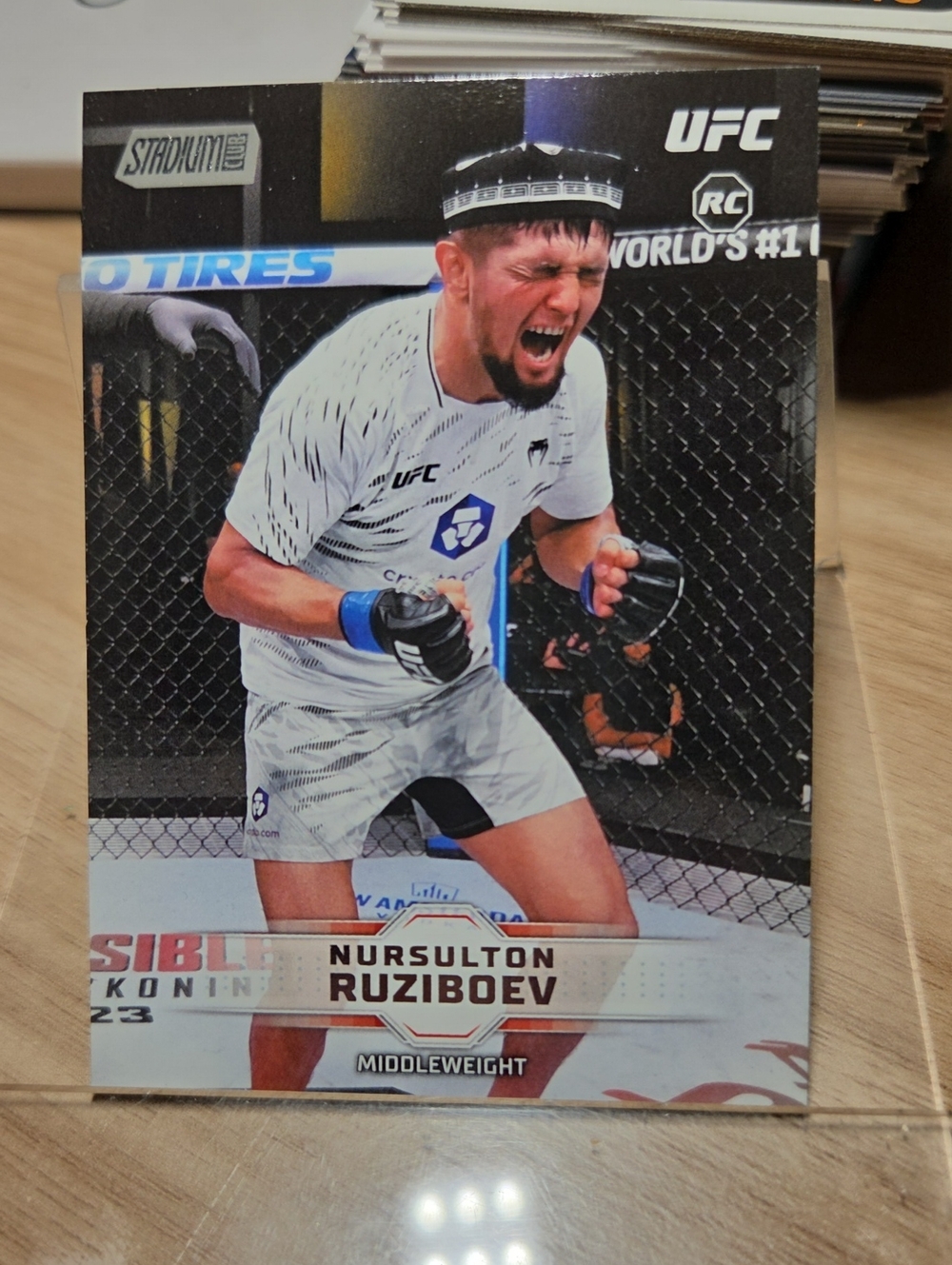 2026 Topps Stadium Club UFC Nursulton Ruziboev Rookie
